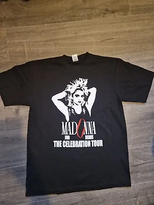 Madonna The Celebration Tour Souvenir T Shirt Size L • £12.99