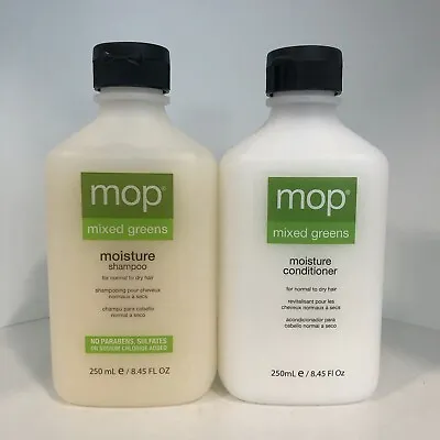 $38.99 • Buy MOP Mixed Greens Moisture Shampoo & Conditioner Duo 8.45 Oz 
