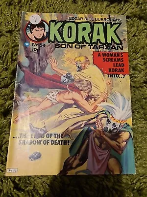 Edgar Rice Burroughs KORAK SON OF TARZAN No 54 Comic • £2.14