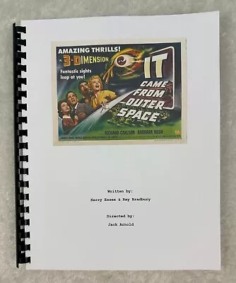 It Came From Outer Space Full Movie Script Reprint Film 1953 Movie • $21.99