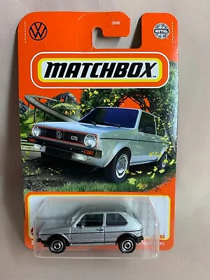 Matchbox 1976 '76 Volkswagen VW Golf MK1 Silver Car Diecast 1/64 Scale #25/100 • $3.95