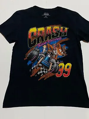 Crash Team Racing T-Shirt Size M Nitro Fueled Bandicoot Activision US Release • $29.25