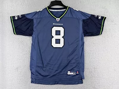 Seattle Seahawks Jersey Youth Extra Large Blue #8 Matt Hasselbeck Reebok • $21.44