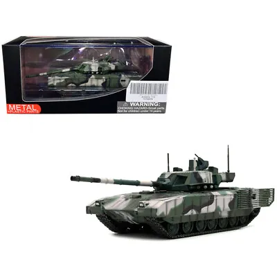 Russian T14 Armata MBT (Main Battle Tank) Multi-Woodland Camouflage 1/72 Diecast • $65.18