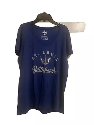 UFL XFL ST LOUIS BATTLEHAWKS Women’s Shirt Size XL NEW FREE SHIPPING! • $14.99