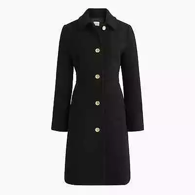 NWT J. Crew Lady Day Coat In Black Size: 00 • $110