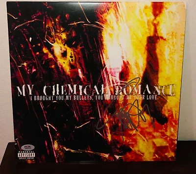 Frank Iero My Chemical Romance I Brought You My Bullets Signed Vinyl LP PSA • $399.99