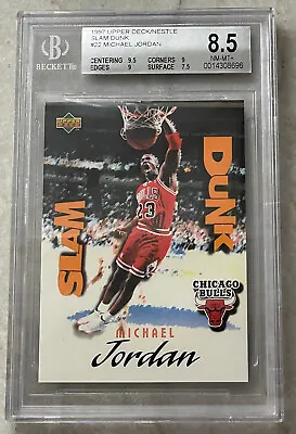 1997 Upper Deck / Nestle Michael Jordan Slamdunk #22 Bgs 8.5  • $50.23
