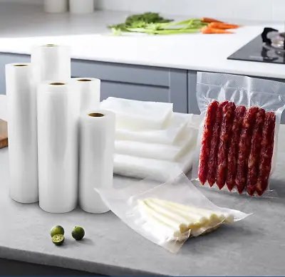 $8.99 • Buy Vacuum Sealer Bags Quart Embossed Food Storage Vaccum Saver Storage Seal Bag