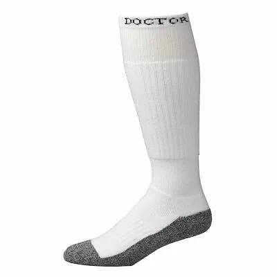 BOOT DOCTOR Men's White Full Cushion Over The Calf Boot Socks - 2 Pack • $16