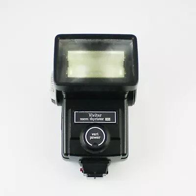 Vivitar Zoom Thyristor 285 - Hot Shoe Mount Flash - Tested • $12.99