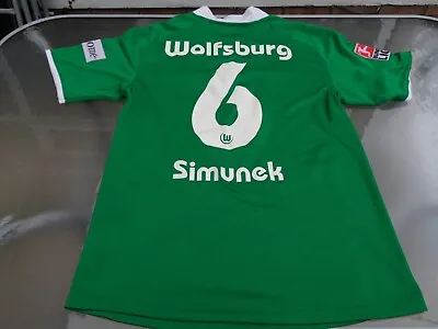 £127.99 • Buy Vfl Wolfsburg Matchworn Home Shirt 2008-2009 - Jan Simunek