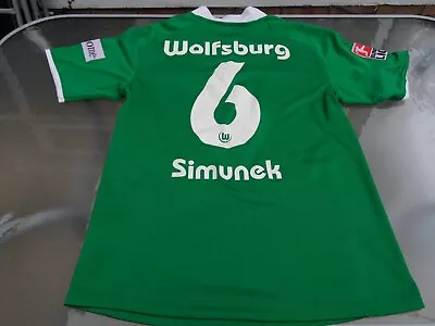 £109.99 • Buy Vfl Wolfsburg Matchworn Home Shirt 2008-2009 - Jan Simunek