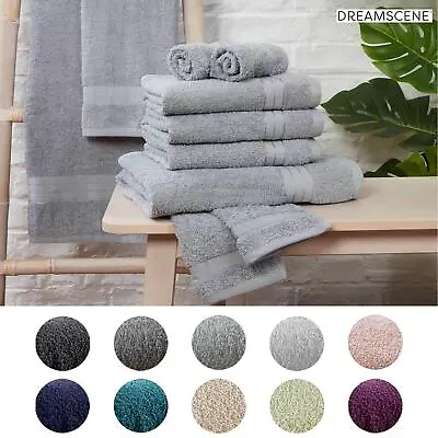 £22.99 • Buy Luxury Soft 10 Piece 100% Cotton Towel Bale Set Face Hand Bath Bathroom Towels