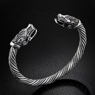 Teen Wolf Head Bracelet Indian Jewelry Fashion Accessories Men's Viking Bracelet • $8.54