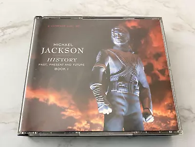 Michael Jackson History Past Present And Future 2 CD ORIGINAL 1995 Epic BANNED! • $21.99