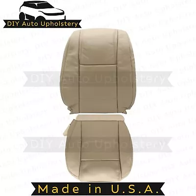 2005-2009 For Ford Mustang V6 Driver Top/Bottom Leather Seat Covers Tan • $294.49