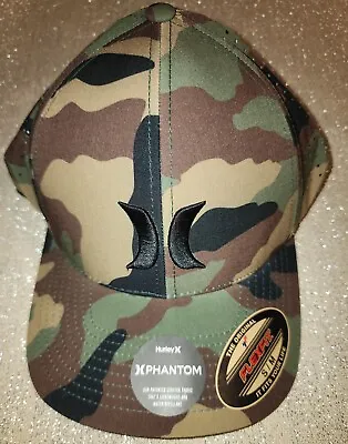 *SUPER RARE* S/M NWT-Hurley Flexfit Advanced PHANTOM WOODLAND CAMO Hat • $14.99