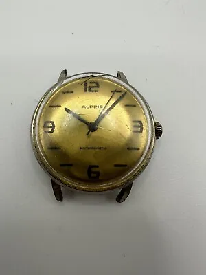 Alpine UMF 24 German Project Antimagnetic 35mm Men’s C1960s Watch Diy Vintage • $47.40