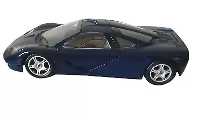 1993 McLaren F1 Navy Blue Supercar Maisto Large 1:18 Scale Loose READ ISSUES • $24.99