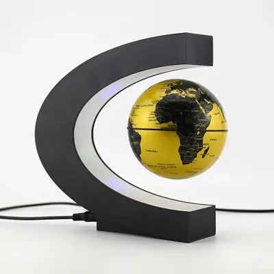 Magnetic Floating Levitation Globe LED World Map Electronic Antigravity Lamp Nov • £40.17