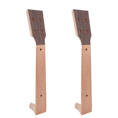 Tenor 26 Inch Ukelele Neck Uke Hawaii Guitar Martin Style DIY Unfinished 2 Pcs • $22.39