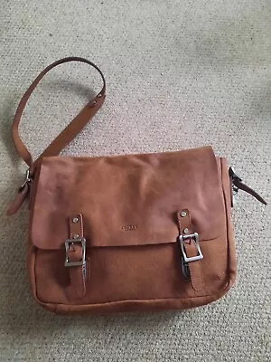 £35 • Buy Osprey Brown Leather Shoulder Bag - Never Used - Tag Still Attached