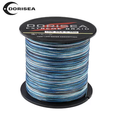 Power Dorisea 100M~2000M Blue White Black Mixed Camo Pe Braided Fishing Line • $9.79