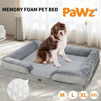 $109.99 • Buy PaWz Memory Foam Pet Sofa Bed Cushion Dog Cat Mat Washable Removable Orthopedic
