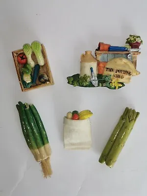 3D Fridge Magnets Gardening Fruit Vegetables Gardening Collectable • £6.50