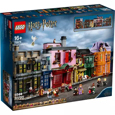 75978 LEGO® Harry Potter Diagon Alley (creased Box) • $699.99