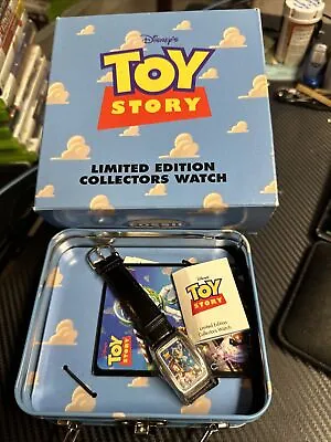 $25 • Buy 1996 Disney's Toy Story Limited Edition Collectors Watch Fossil Hasbro Johnson 