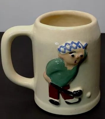 Vtg 5  Pfaltzgraff Pottery Co. Muggsy Mug Fairway Freddie Golf Jessop YorkPA👌 • $16.99