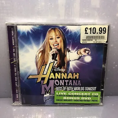 Hannah Montana / Miley Cyrus - Best Of Both Worlds (CD / DVD 2008) Live Concert • $2.47