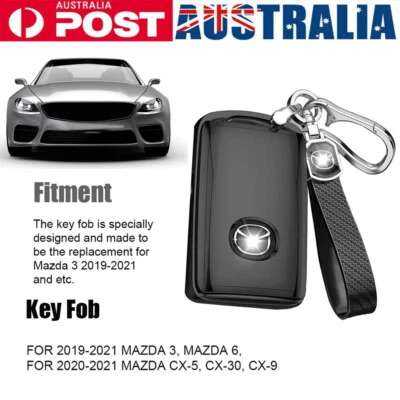 $15.99 • Buy New Remote Car Key Fob Cover Case Shell Keychain For Mazda 3/6/CX-5/CX-30/CX-9