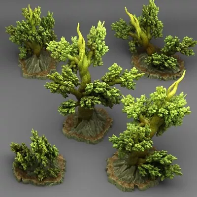 Angervine Trees-3D Printed Resin RPG/Dungeons & Dragons Tabletop Terrain • $15