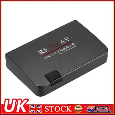 £23.29 • Buy RF To AV Analog TV Receiver Converter Modulator Adapter W/AV Cable (US)