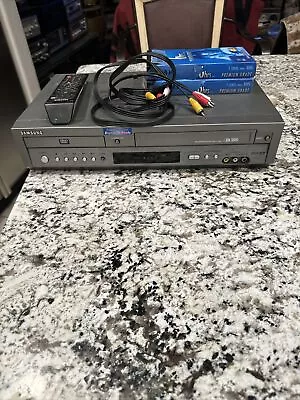 Samsung DVD-V3500 DVD DVD-VCR Player Samsung Remote Cables Blank VHS Working • $89.95