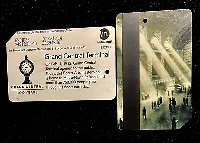 Expired Metro Card Transit .New York. Subway. GRAND CENTRAL TERMINAL • $7.99