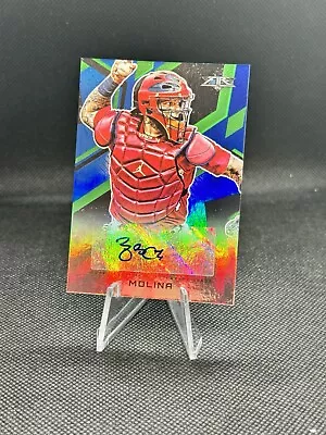 Yadier Molina  AUTO /5 - 2021 Topps Fire - Blue #AV-YMO • $199