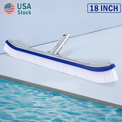 Cepillo Para Piscina De 18 Pulgadas Para Limpiar Elpiso Y La Pared De La Piscina • $17.68