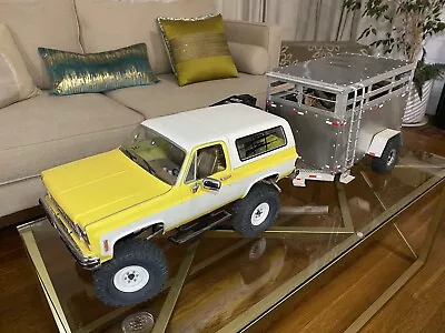 RC Chevy Truck Crawler With Horse Trailer RC4WD Traxxas Custom Built As Shown • $600