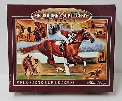 Rare Vintage Jigsaw Puzzle Melbourne Cup Legends Phar Lap 300 Piece *Complete* • $161.46