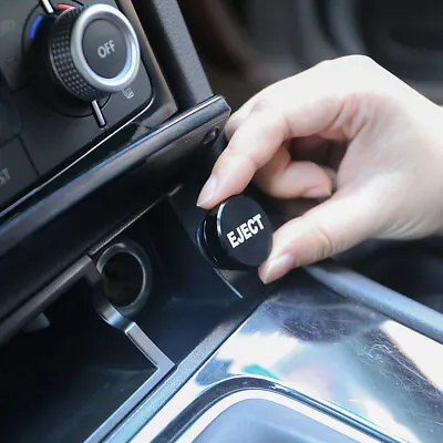 Black Eject Button Car Interior Cigarette Lighter Cover Universal Accessories • $8.67