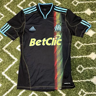 Olympique Marseille Third 2010 Adidas Rare Shirt Jersey Football Soccer SZ Small • $49.99