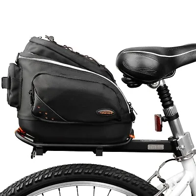 Ibera Bike Trunk Bag Rear Mountain Road Bike Quick-Release Mini Commuter Bag • $56.99