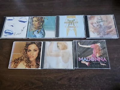 MADONNA Lot Of 7 Different Music CD's In Original Cases Nice! Rare! • $9.99