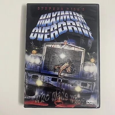 Maximum Overdrive (DVD 2001) Emilio Estevez Pat Hingle Laura Harrington OOP • $17.99