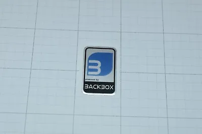 Powered By Backbox Linux Metal Decal Sticker Computer PC Laptop Badge • £1.35