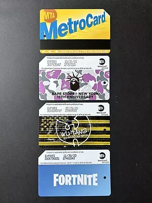 Special Select MetroCard Set (3) Limited Edition MetroCard For Collectors Only • $24.99